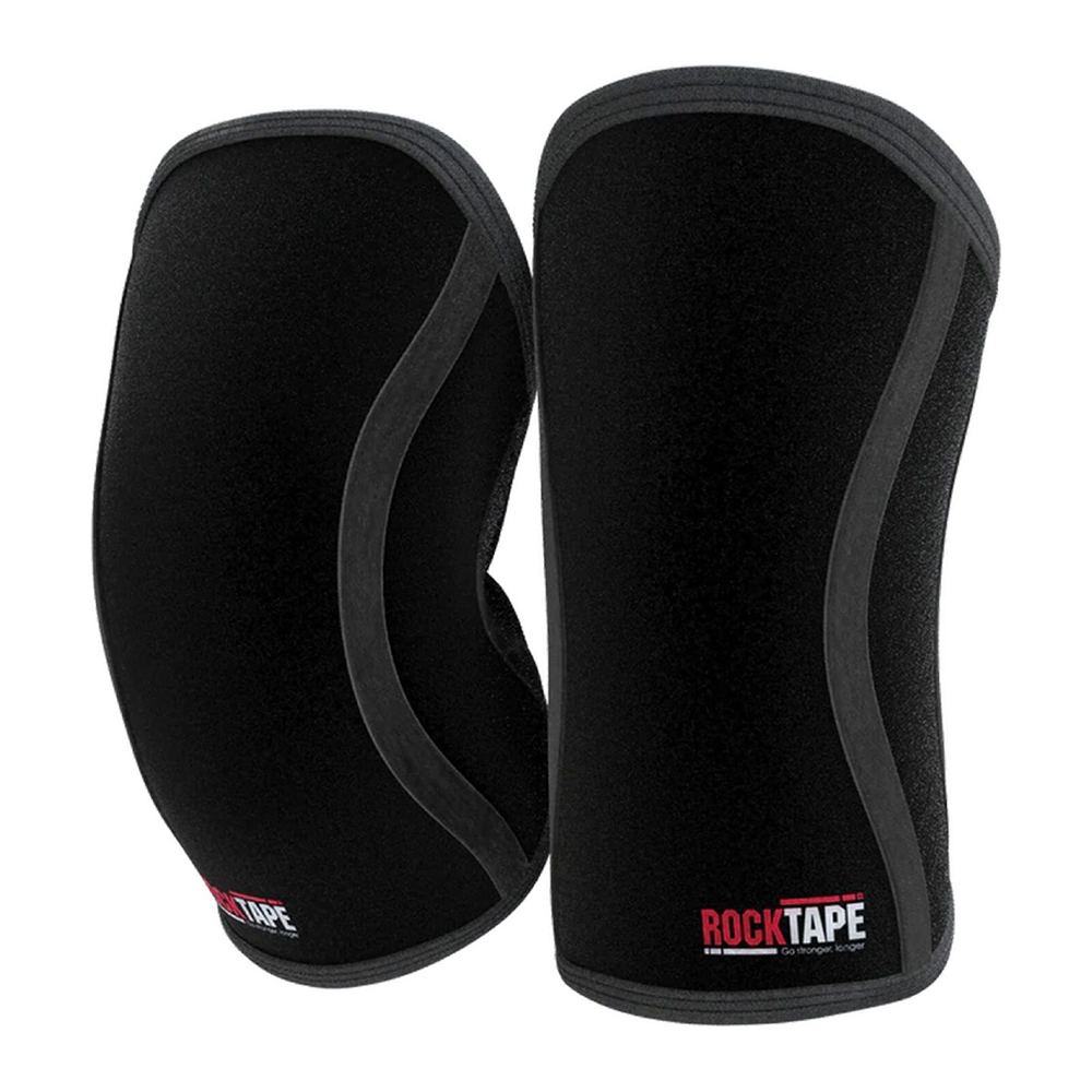 Компрессионные наколенники Rocktape Assassins, черные, толщина 5 мм, размер XL
