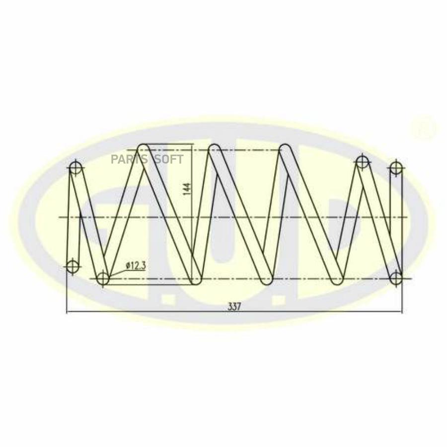 

Пружина Задн G.U.D GCS062051