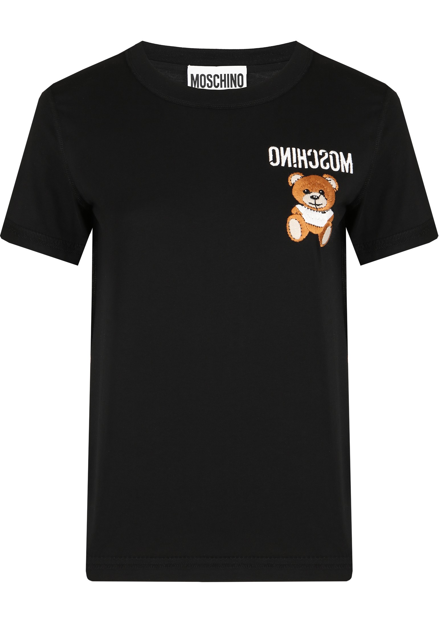 

Футболка женская MOSCHINO 129303 черная 42 IT, 129303