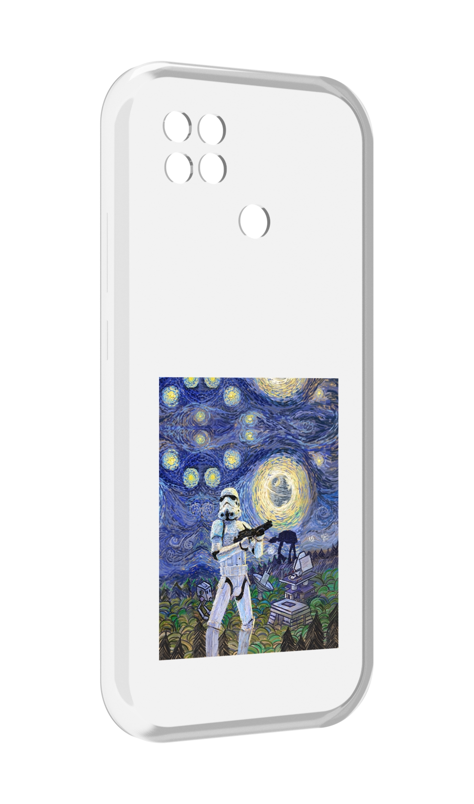 

Чехол Mypads Star Wars Звездная Ночь Для Poco C40, Прозрачный, Tocco