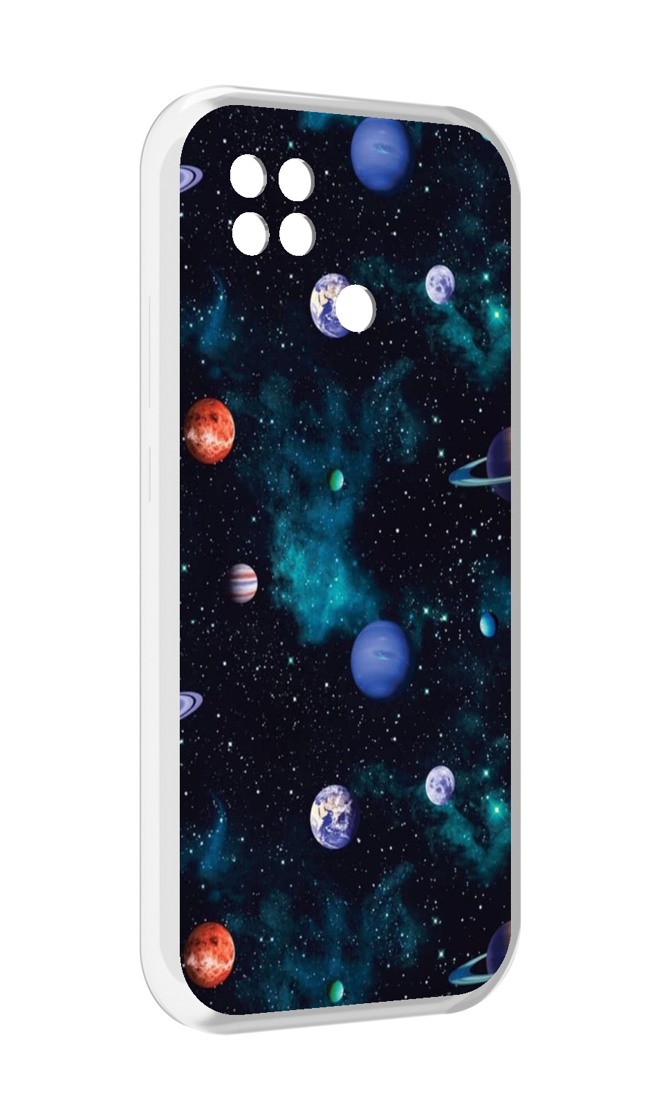 

Чехол MyPads космическое-пространство для Xiaomi Poco C40, Прозрачный, Tocco
