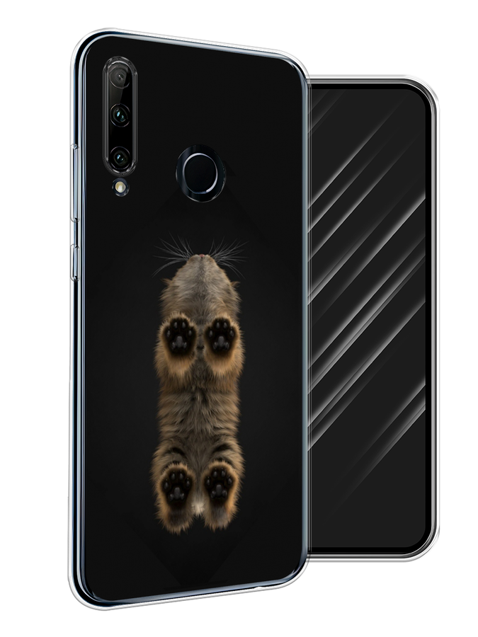 

Чехол Awog на Honor 20 Lite 2019 "Кошачьи лапки", Черный, 68950-1