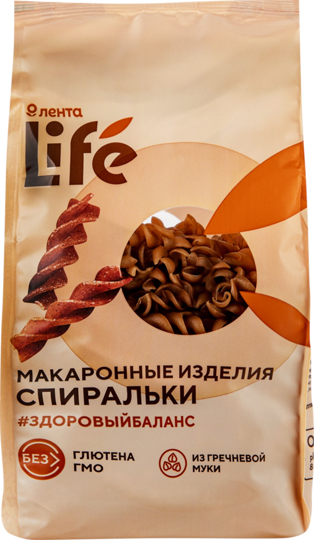 Макаронные изделия Лента Life Спиральки 250 г