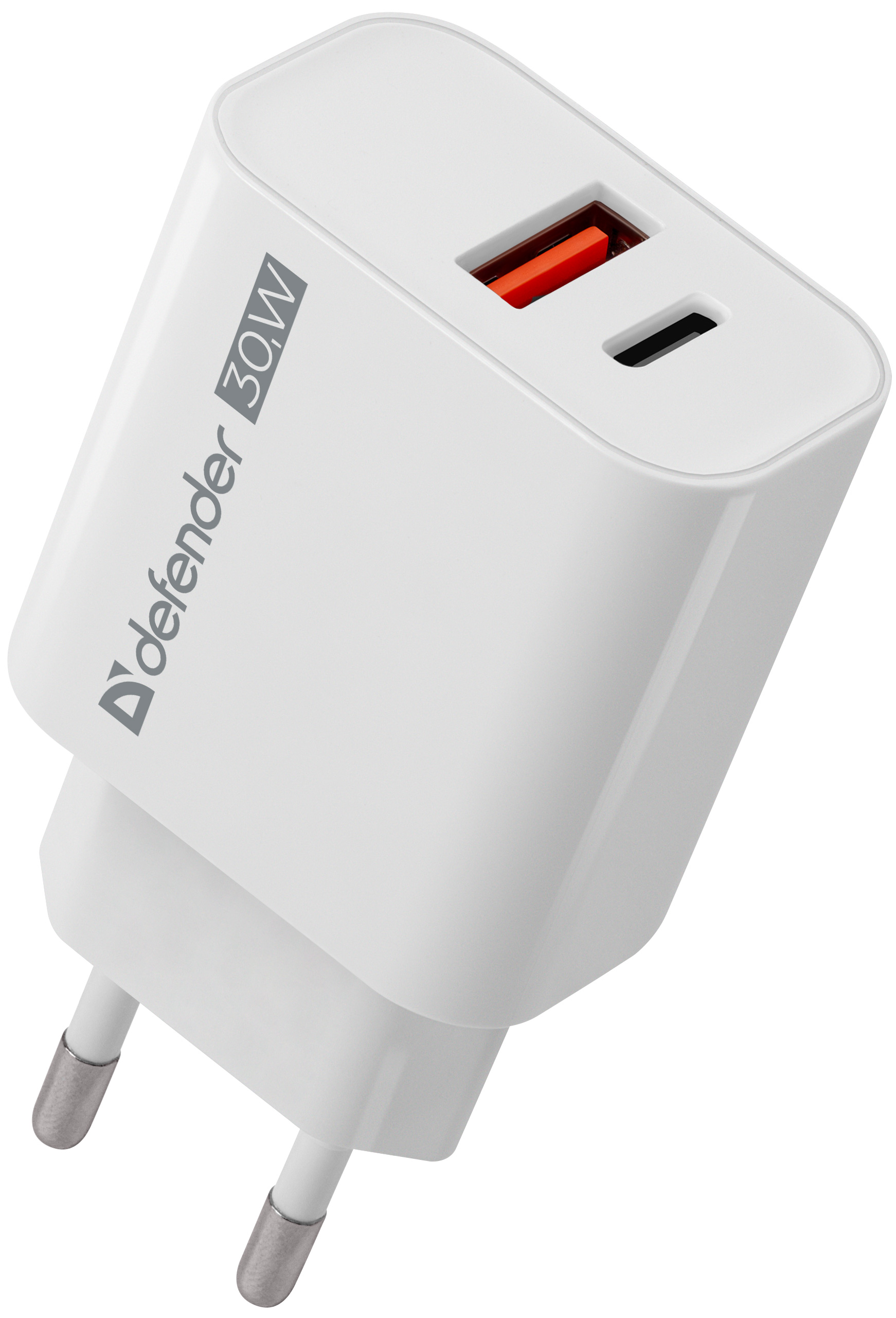 

Сетевое зарядное устройство Defender UPA-130 type-c - usb 1xUSB, 1xUSB Type-C 3 А белый, UPA-130