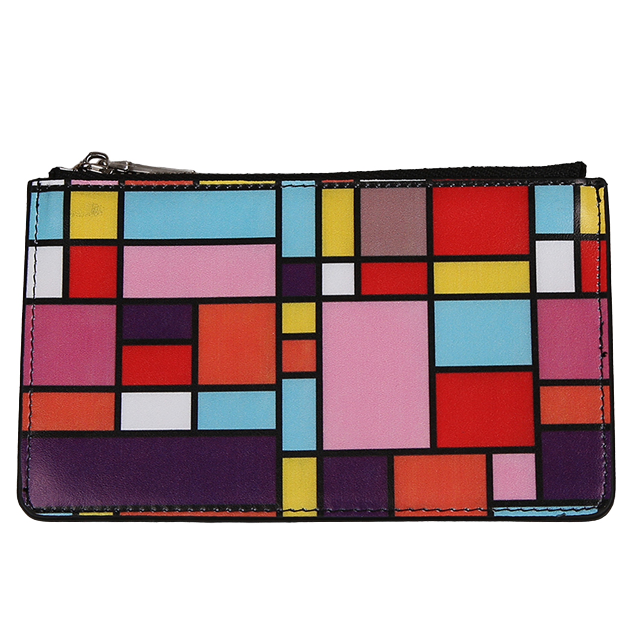 

Визитница женский FABRETTI 56017NPcolourblock, черный, 56017NPcolourblock