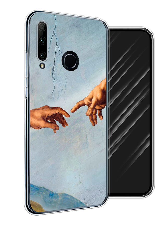 

Чехол Awog на Huawei P Smart Plus 2019 "Коты черно-белые", Черный;белый, 69250-2