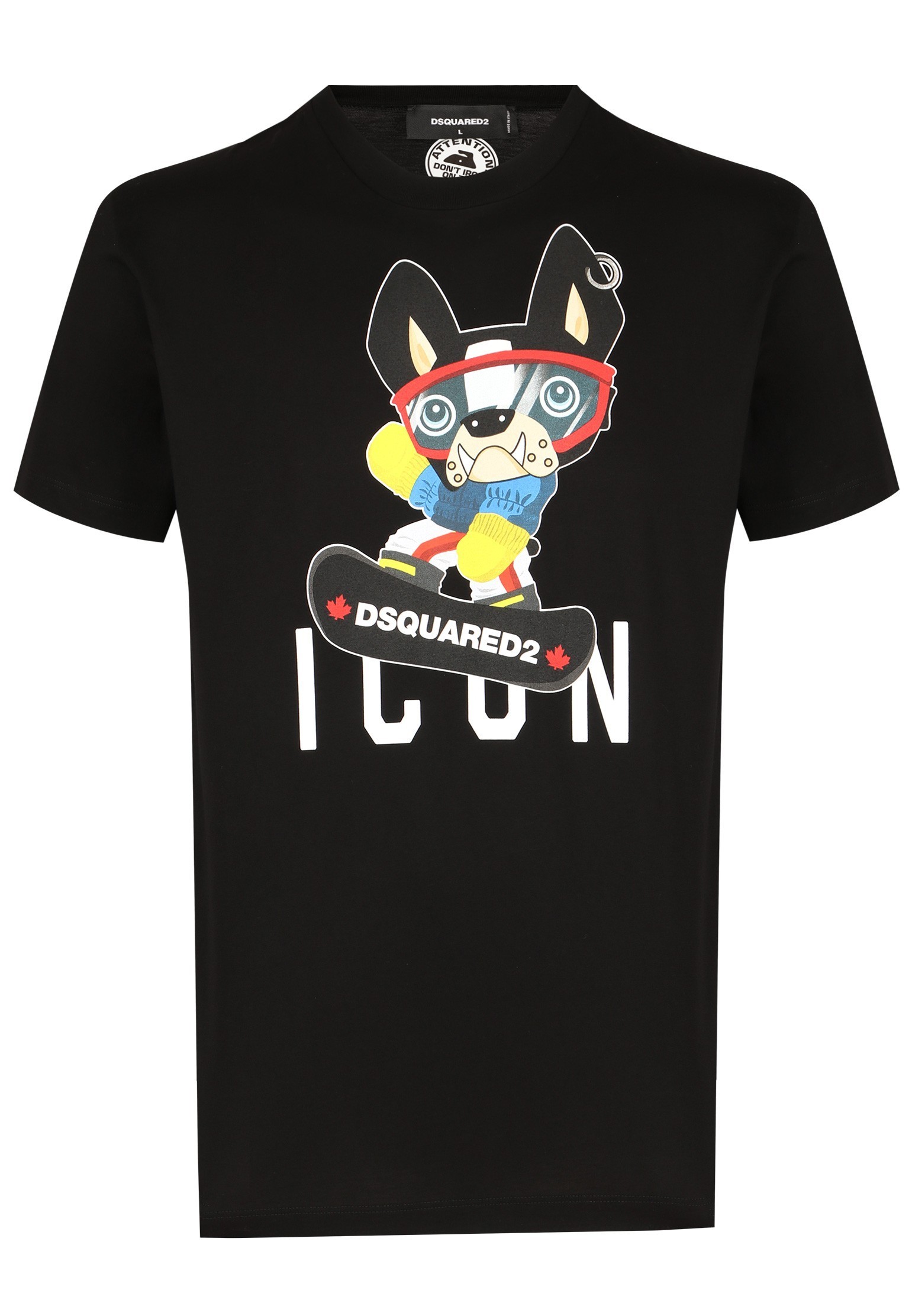 

Футболка мужская DSquared2 129232 черная M, Черный, 129232