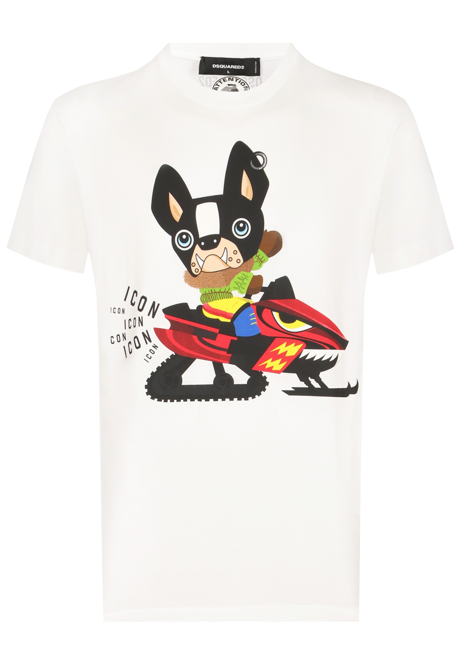 

Футболка мужская DSquared2 129232 белая 2XL, Белый, 129232