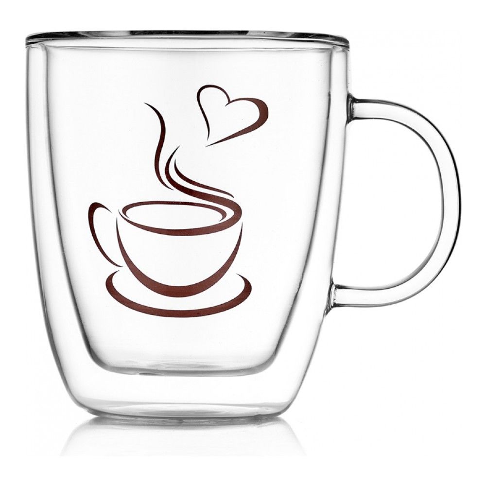 Термокружка Walmer Lovely Coffee с двойными стенками, 0,35л, W37000762