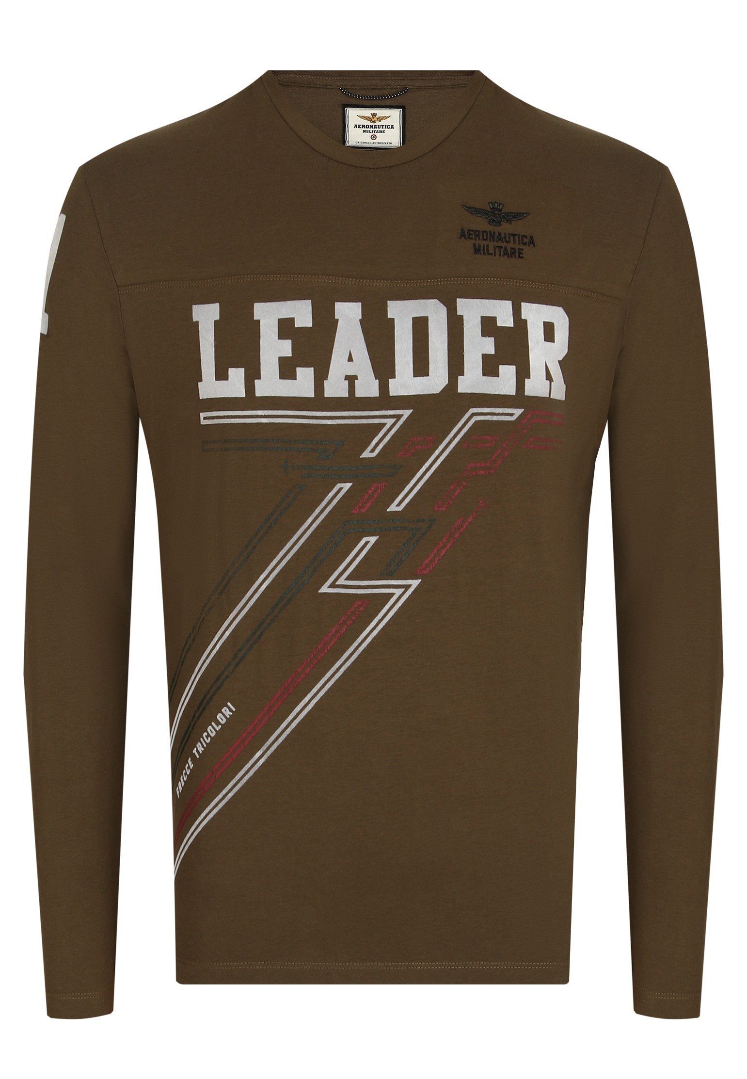 

Лонгслив мужской Aeronautica Militare 128750 зеленый 2XL, 128750