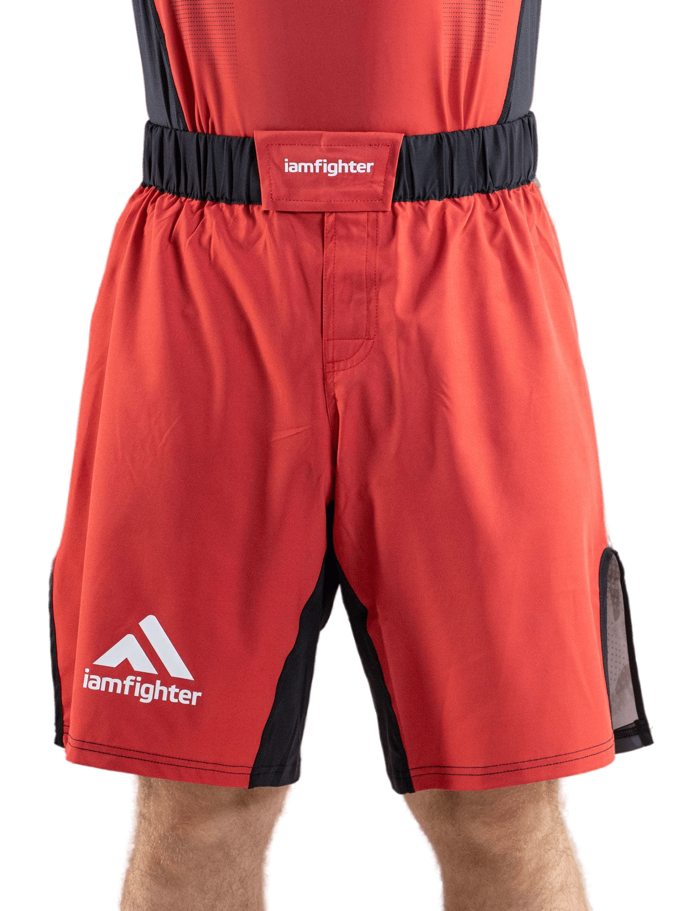 Шорты для ММА iamfighter Basic, красные, M