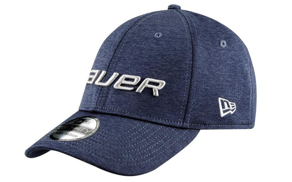 фото Кепка bauer new era 39thirty shadow tech cap yth (темно-синий)