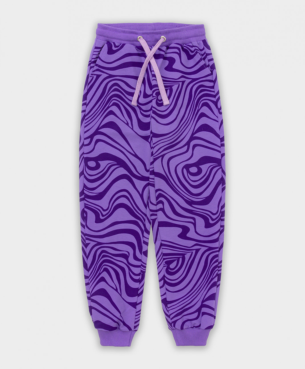 

Джоггеры детские Button Blue 123BBGJC56040313, фиолетовый, 134, 123BBGJC56040313