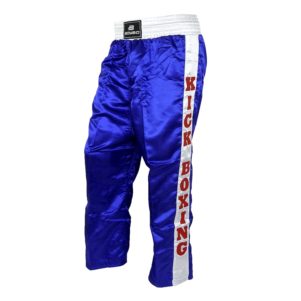 Брюки для кикбоксинга BoyBo синие BT830, XXXS