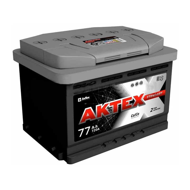 

AKTEX 'ATST773R Аккумулятор АКТЕХ 77 А/ч обратная R+ 278x175x190 EN720 А 1шт