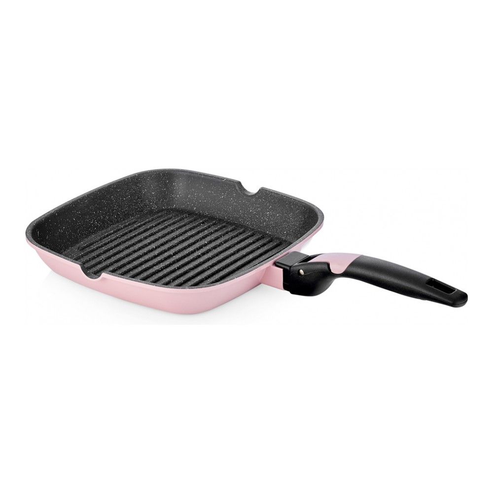 Сковорода для гриля Walmer Easy Click 24 см розовый W35212424