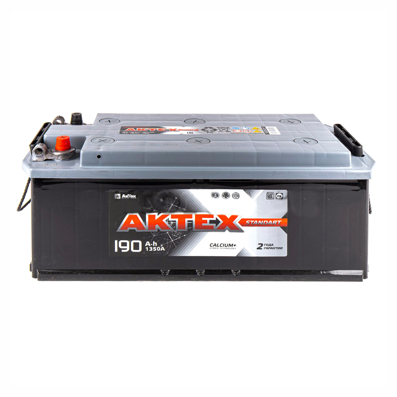 

AKTEX 'ATST1903LY Аккумулятор АКТЕХ 190 А/ч R+ 514x218x217 EN1 350 А 1шт
