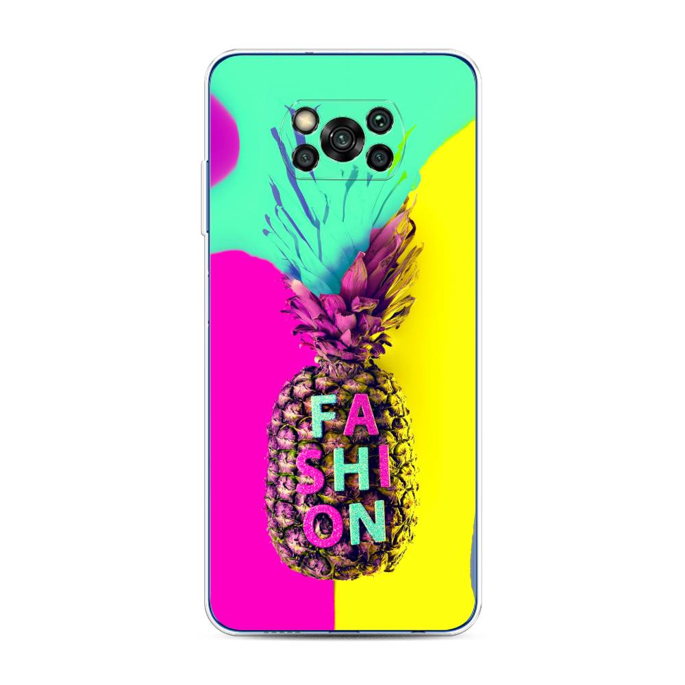 

Чехол Awog на Poco X3/X3 Pro "Кислотный ананас", Разноцветный, 39250-10