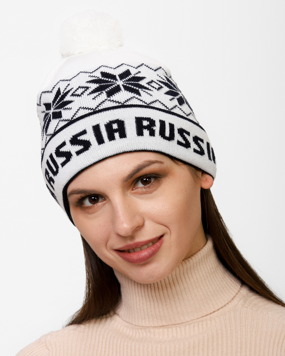 

Шапка бини женская NoBrand PGU-SHRUS2-UW, белый, PGU-SHRUS2-UW