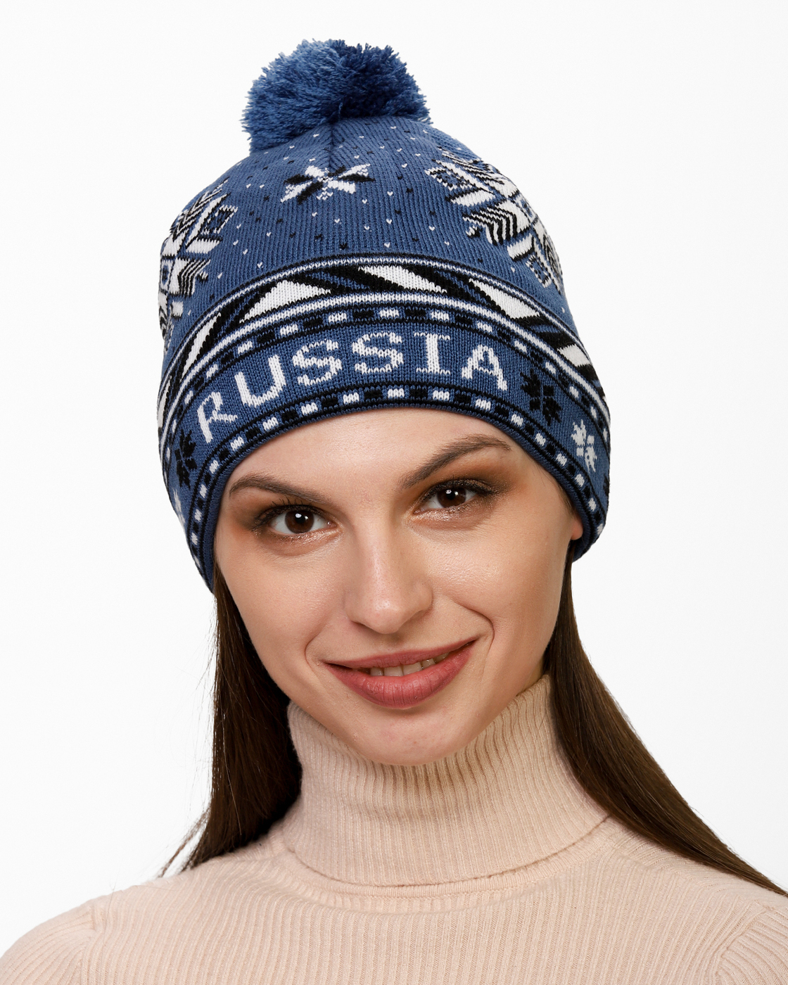 

Шапка бини женская NoBrand PGU-SHRUS1-UW, синий, PGU-SHRUS1-UW