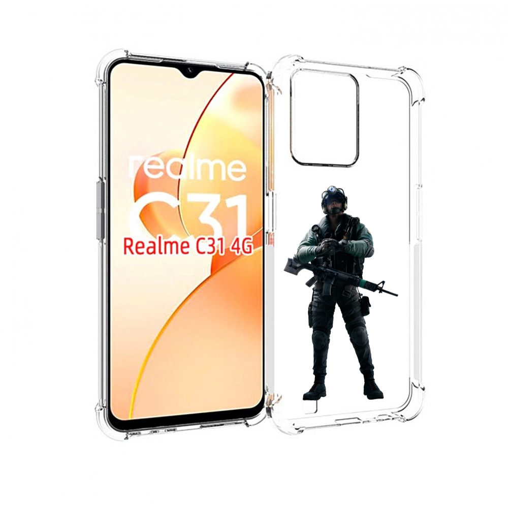 

Чехол MyPads Tom-Clancy's-Rainbow-Six-2 для OPPO Realme C31, Прозрачный, Tocco