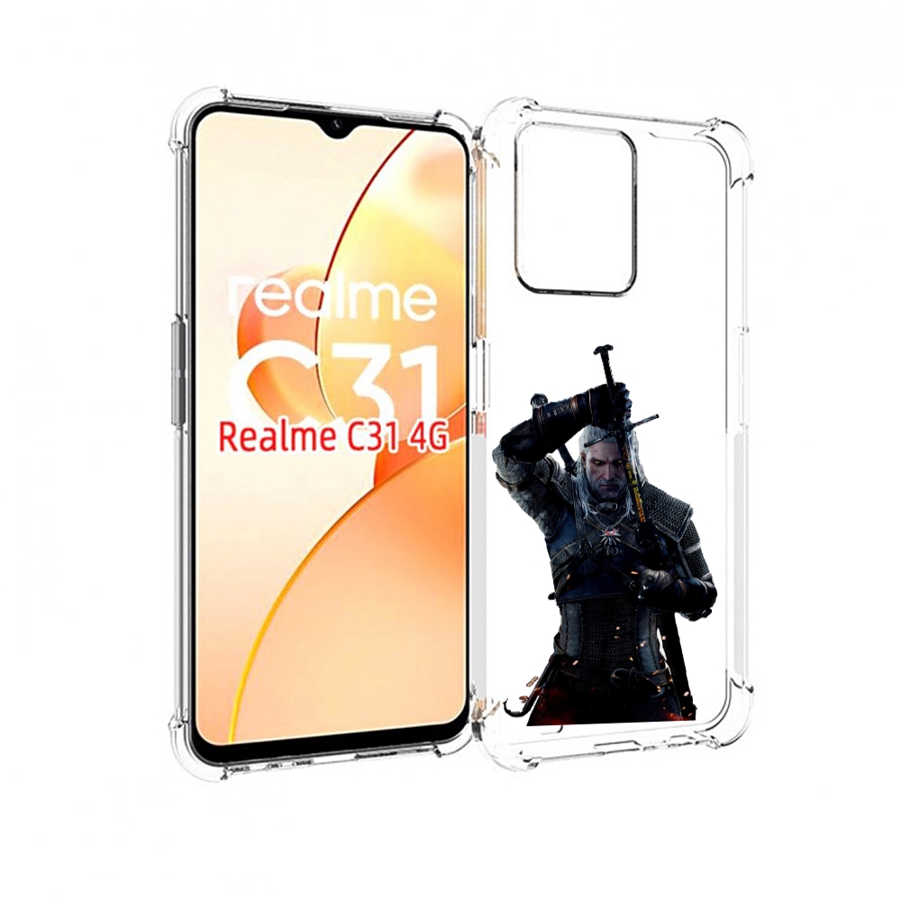 

Чехол MyPads The-Witcher-3-Ведьмак для OPPO Realme C31, Прозрачный, Tocco