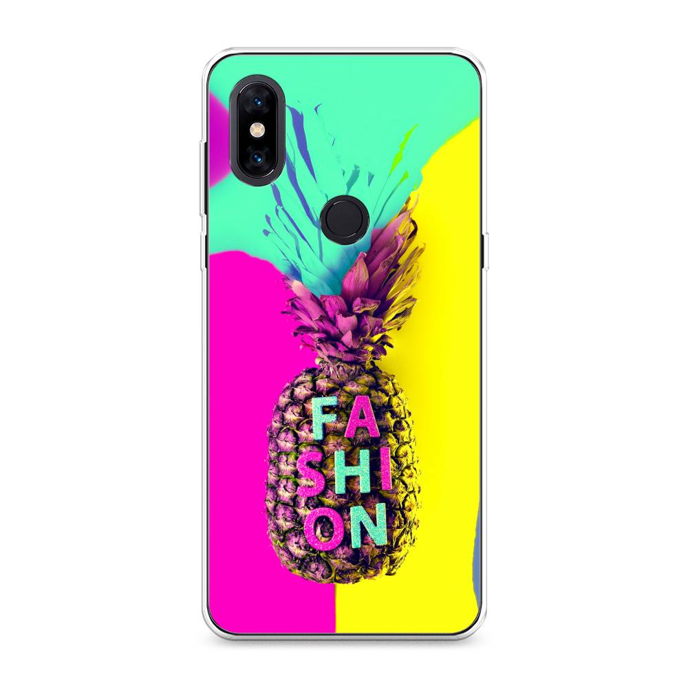 

Чехол Awog на Xiaomi Mi Mix 3 "Кислотный ананас", Разноцветный, 34950-10