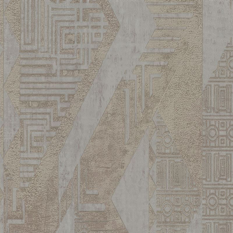 фото Обои fipar impronte r 22830 (1,06х10,05) серый/коричневый/бронзовый, геометрия