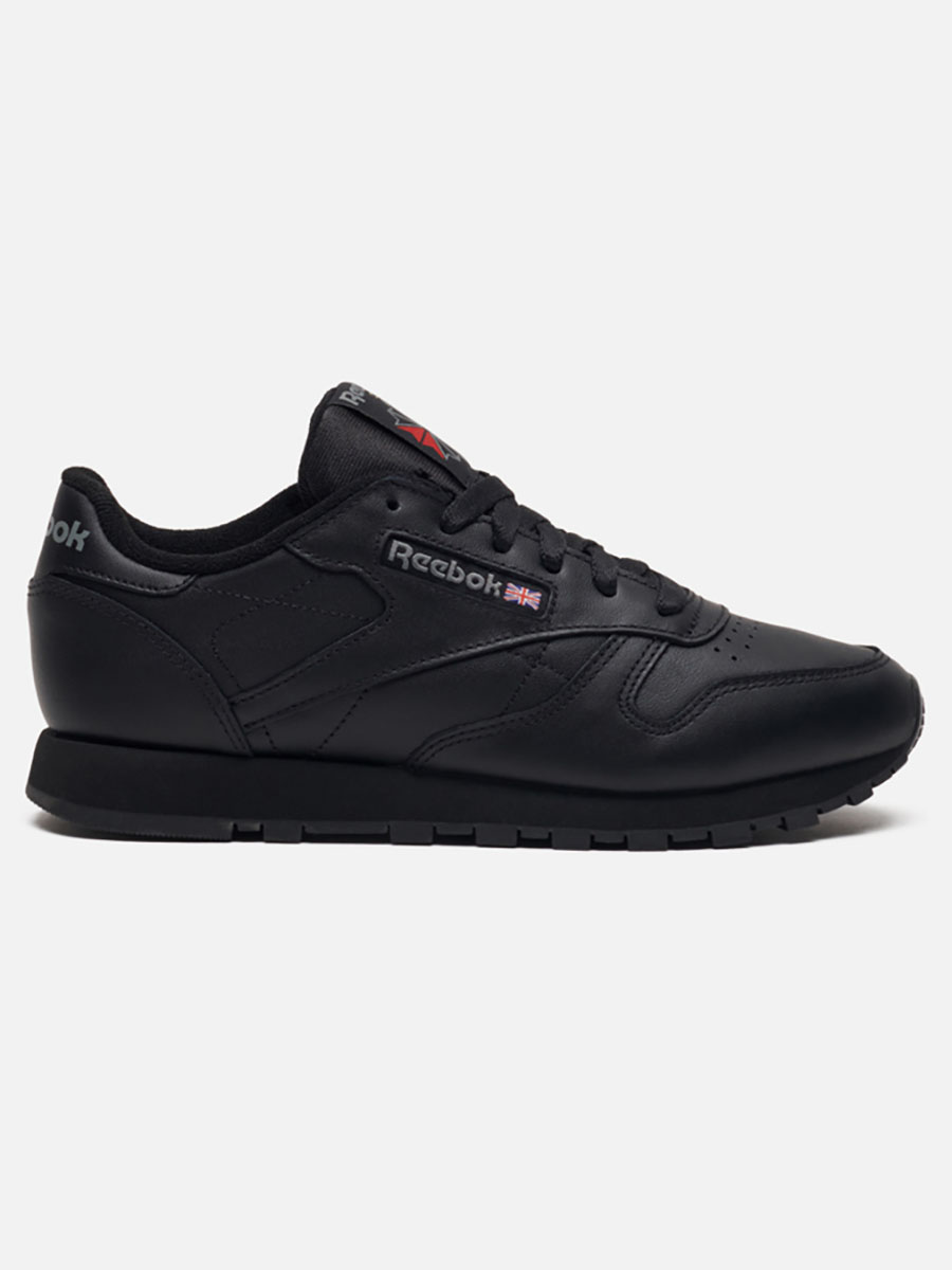 

Кроссовки женские Reebok Classic Leather черные 36 EU, Classic Leather