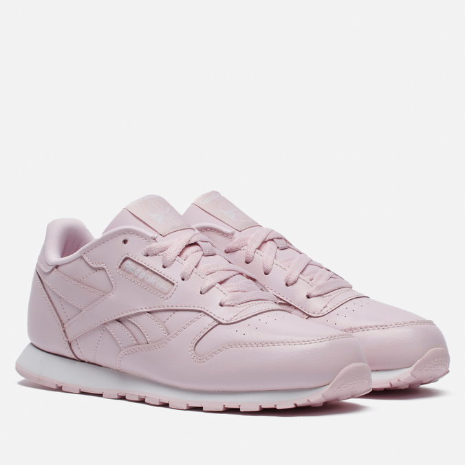 фото Кроссовки женские reebok classic leather розовые 36 eu