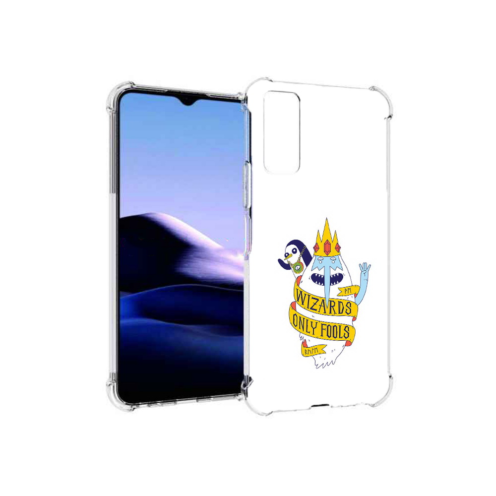 

Чехол MyPads Tocco для Vivo Y20 время приключений снежный король (PT154038.379.278), Прозрачный, Tocco