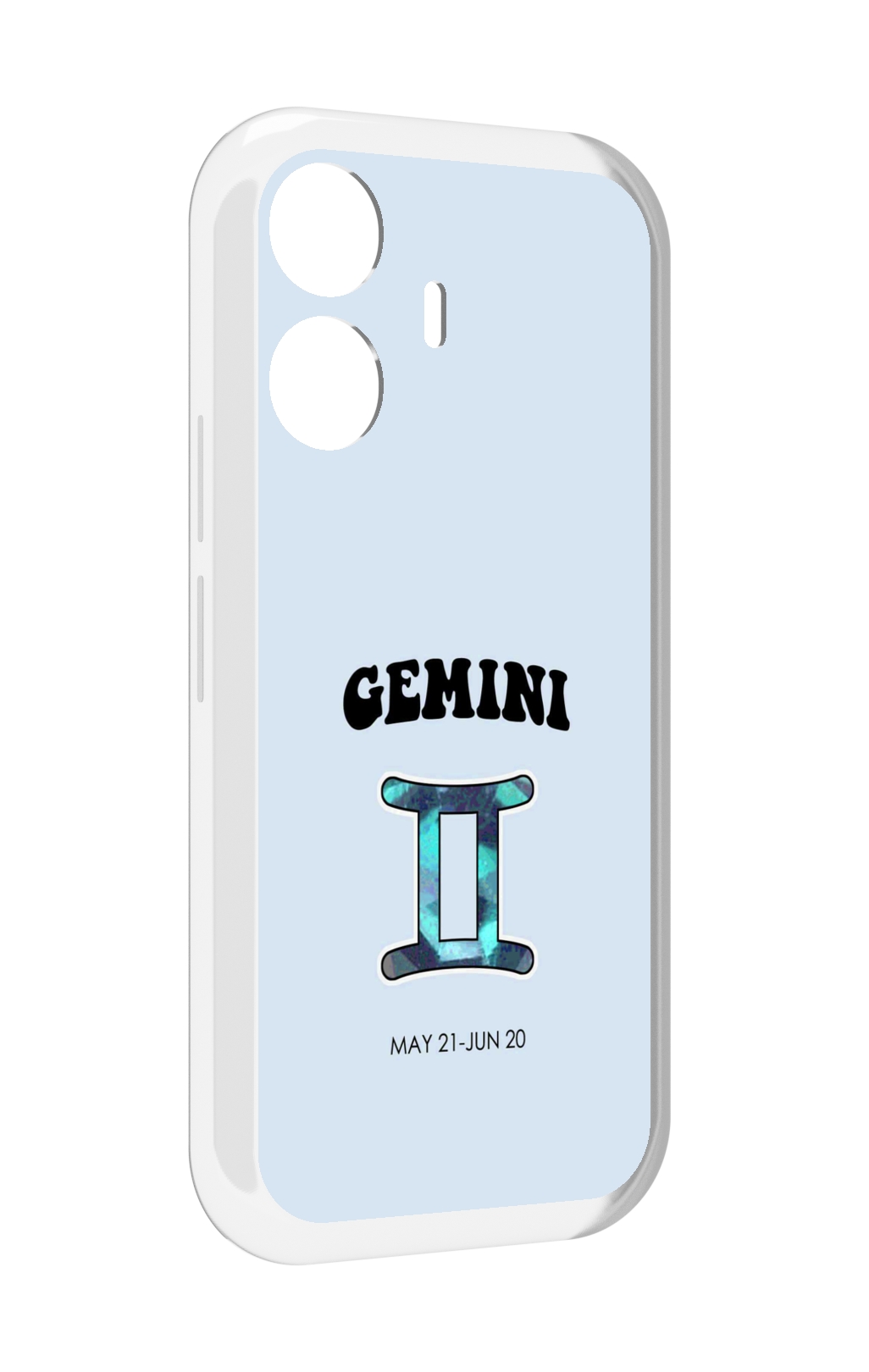 

Чехол MyPads знак зодиака близнецы 1 для Vivo Y77E / Vivo iQOO Z6 Lite, Прозрачный, Tocco