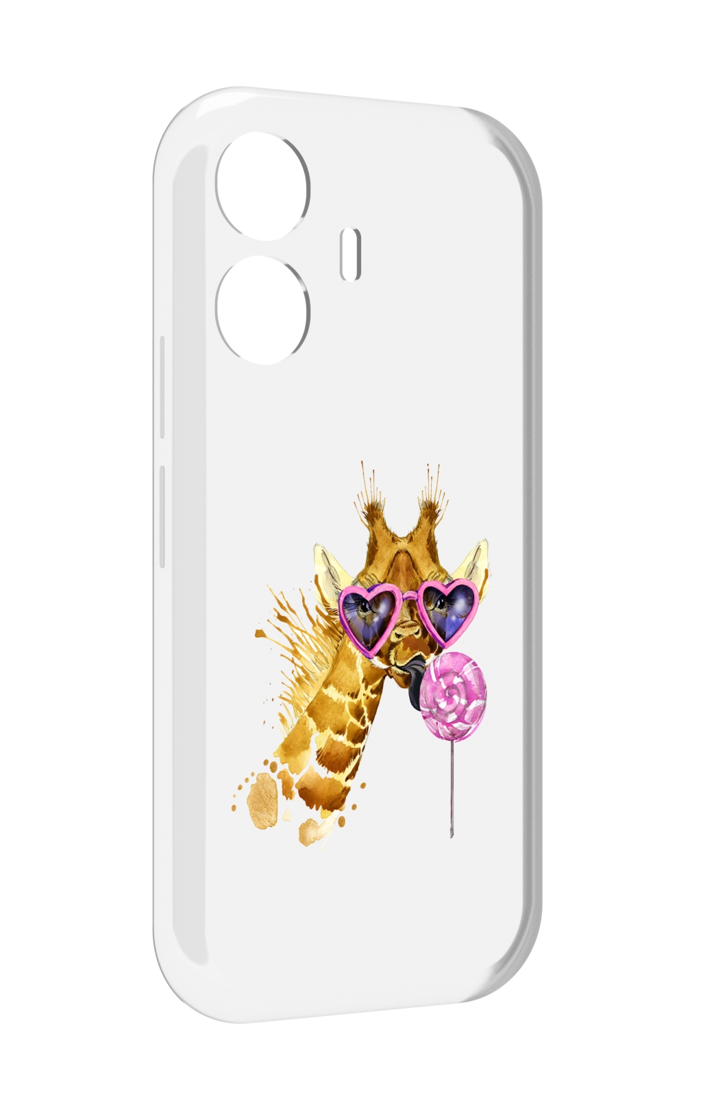 

Чехол MyPads акварельный жираф для Vivo Y77E / Vivo iQOO Z6 Lite, Прозрачный, Tocco