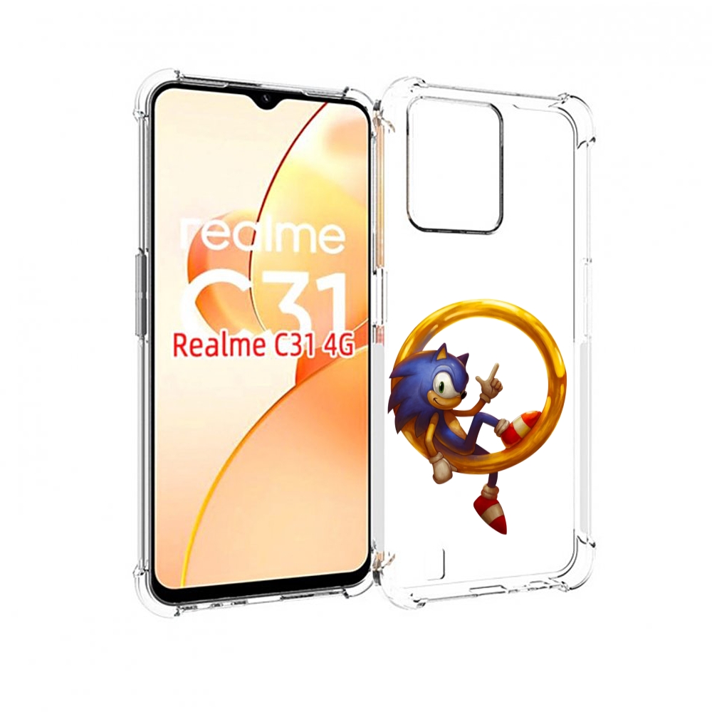 

Чехол MyPads Sonic-R для OPPO Realme C31, Прозрачный, Tocco