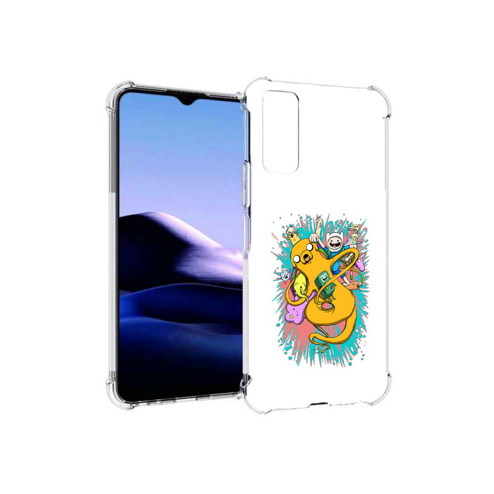 

Чехол MyPads Tocco для Vivo Y20 время приключений рисунок (PT154038.379.276), Прозрачный, Tocco