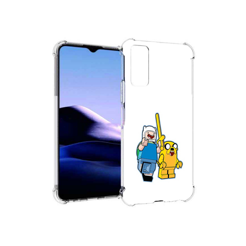 

Чехол MyPads Tocco для Vivo Y20 время приключений лего (PT154038.379.274), Прозрачный, Tocco