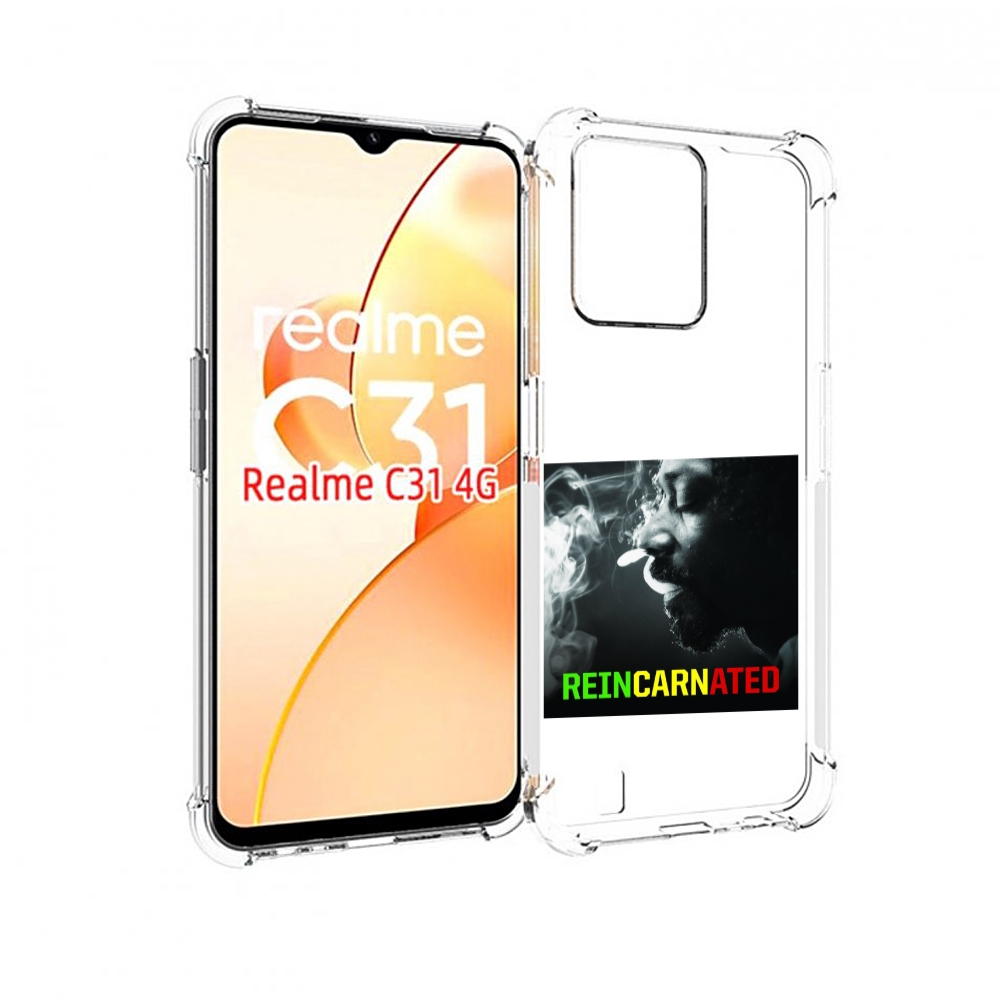 

Чехол MyPads Snoop Dogg REINCARNATED для OPPO Realme C31, Прозрачный, Tocco