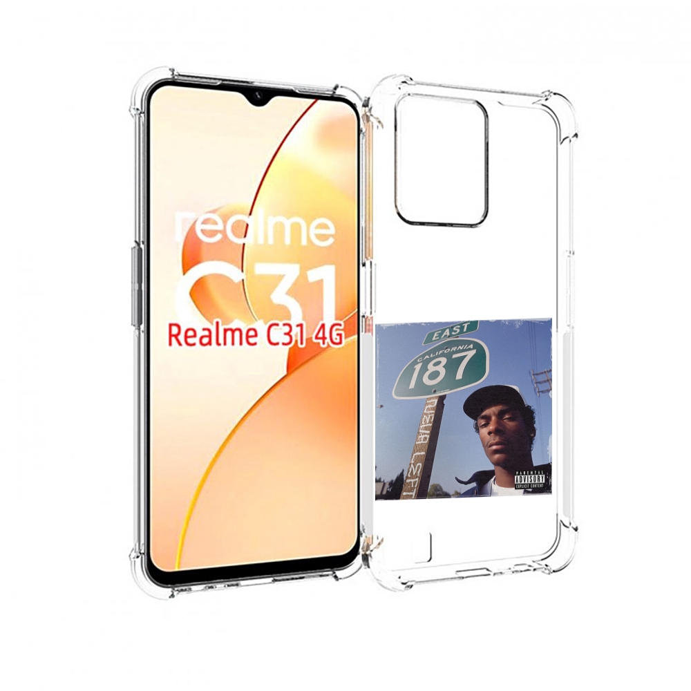 

Чехол MyPads Snoop Dogg NEVA LEFT для OPPO Realme C31, Прозрачный, Tocco