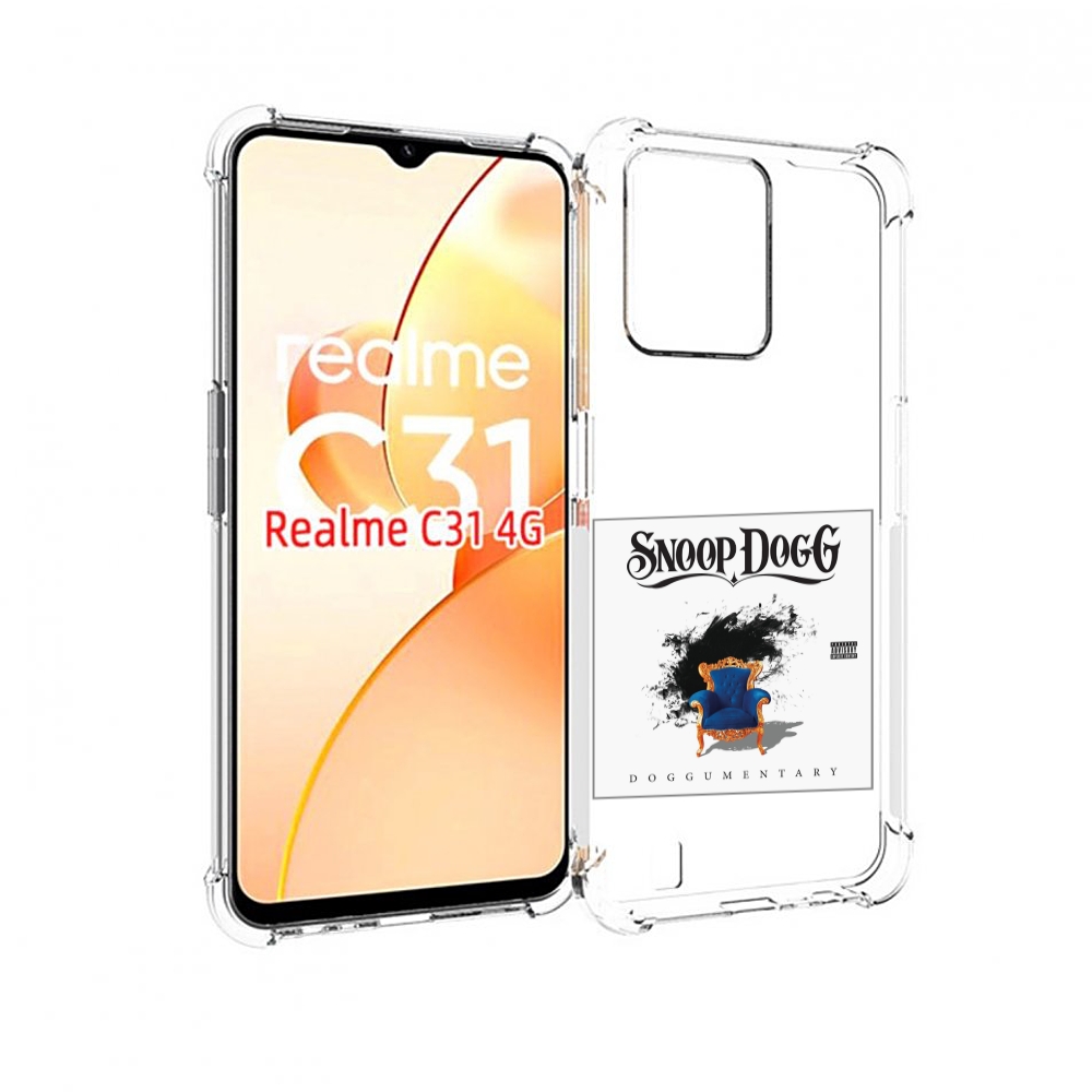 

Чехол MyPads Snoop Dogg DOGGUMENTARY для OPPO Realme C31, Прозрачный, Tocco