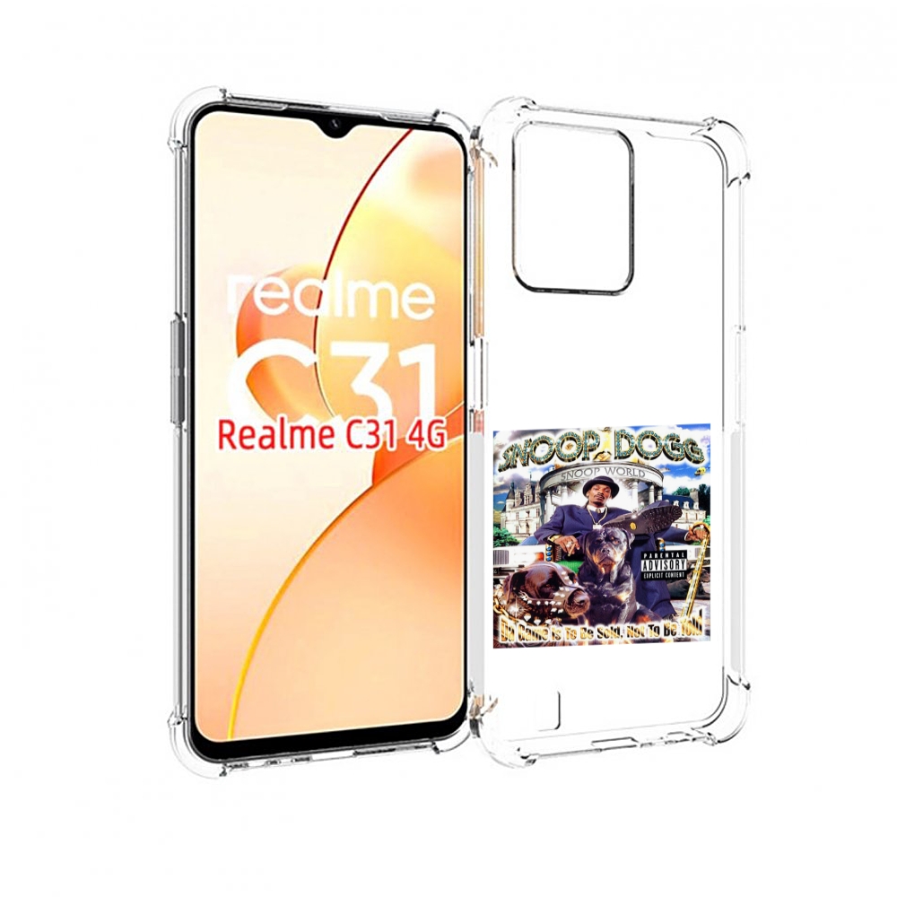 

Чехол MyPads Snoop Dogg DA GAME IS TO BE SOLD, NOT TO BE TOLD для OPPO Realme C31, Прозрачный, Tocco