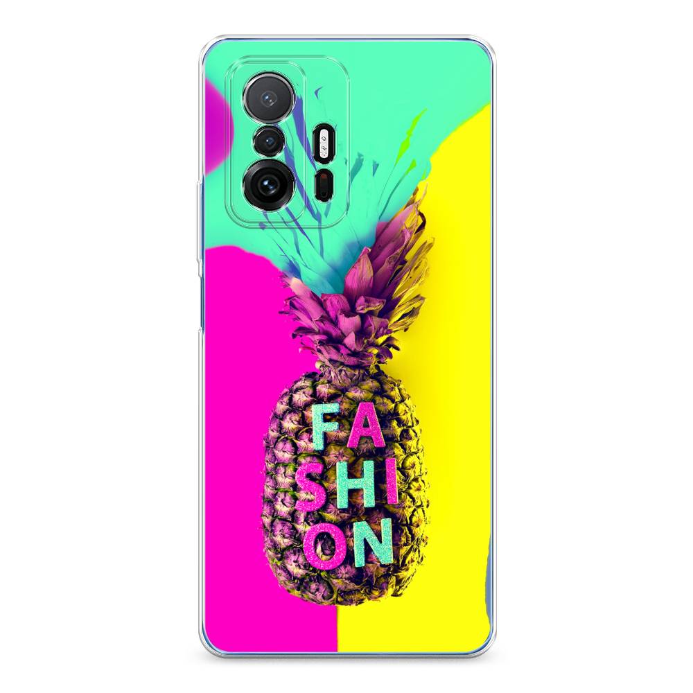 

Чехол Awog на Xiaomi Mi 11T/11T Pro "Кислотный ананас", Разноцветный, 313750-10