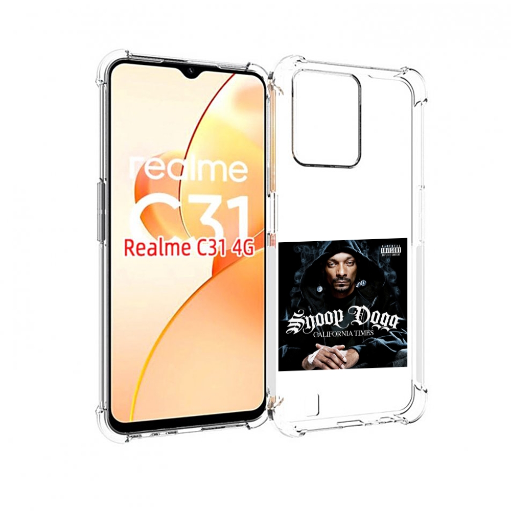 

Чехол MyPads Snoop Dogg CALIFORNIA TIMES для OPPO Realme C31, Прозрачный, Tocco
