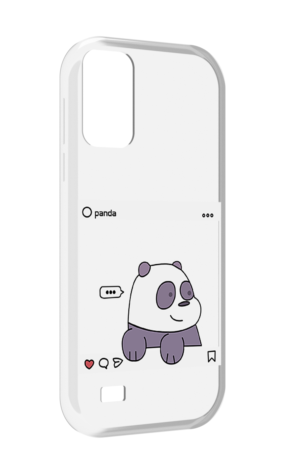 

Чехол MyPads пандочка-фотка для Oukitel C31, Прозрачный, Tocco