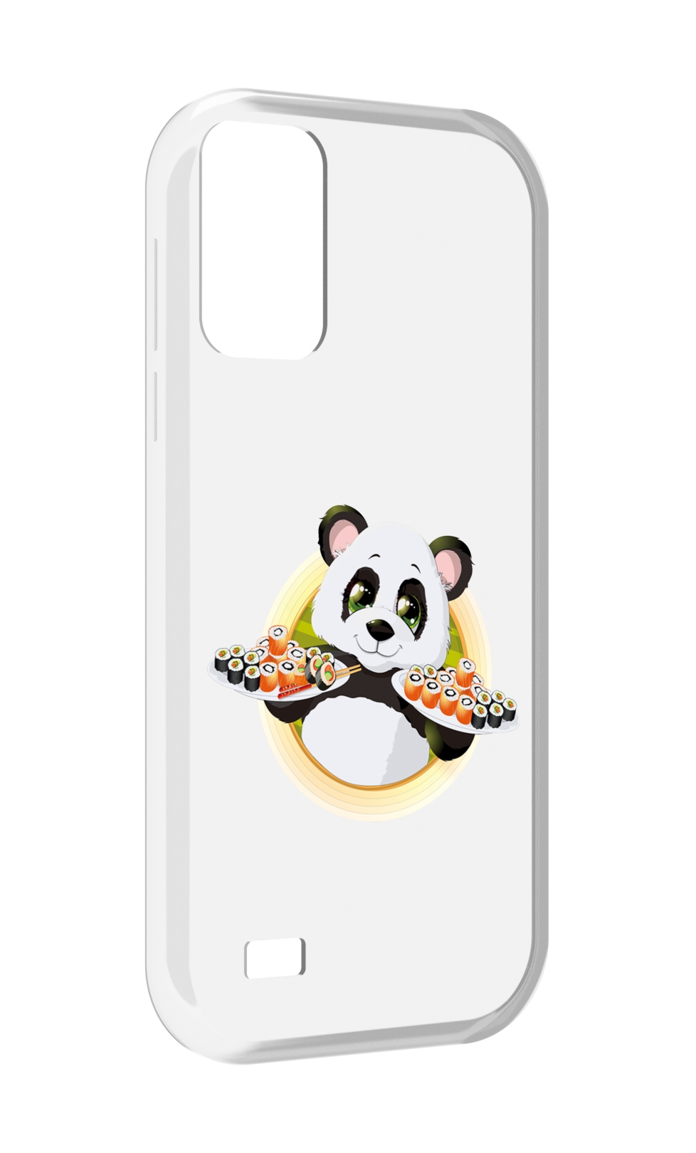 

Чехол MyPads панда-с-суши для Oukitel C31, Прозрачный, Tocco