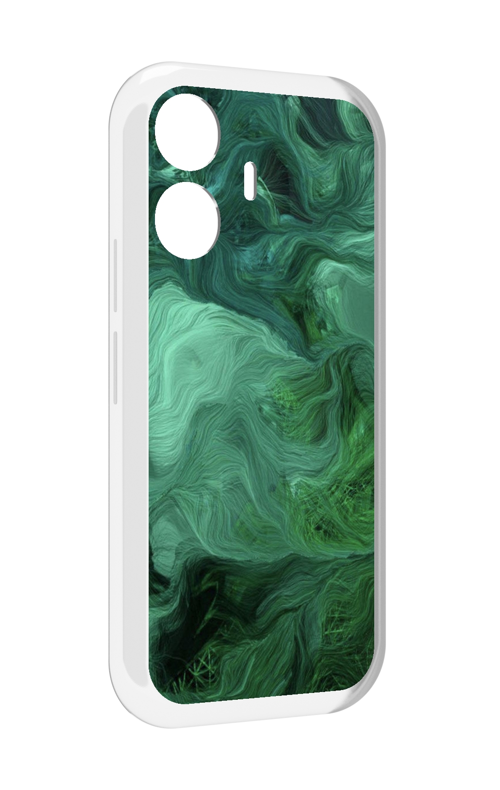 

Чехол MyPads зеленые нити для Vivo Y77E / Vivo iQOO Z6 Lite, Прозрачный, Tocco