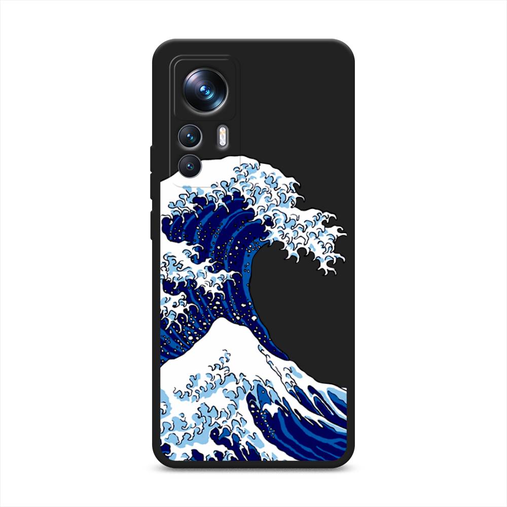 

Чехол Awog на Xiaomi 12T Pro "Волна в Канагаве", Синий;белый, 315752-1