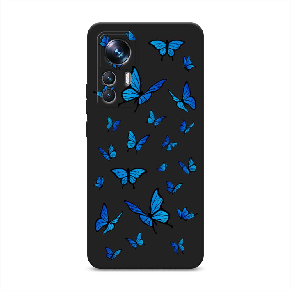 

Чехол Awog на Xiaomi 12T Pro "Синие бабочки", Синий;белый, 315752-1