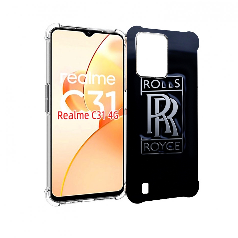 

Чехол MyPads Rolls Royce-3 мужской для OPPO Realme C31, Прозрачный, Tocco