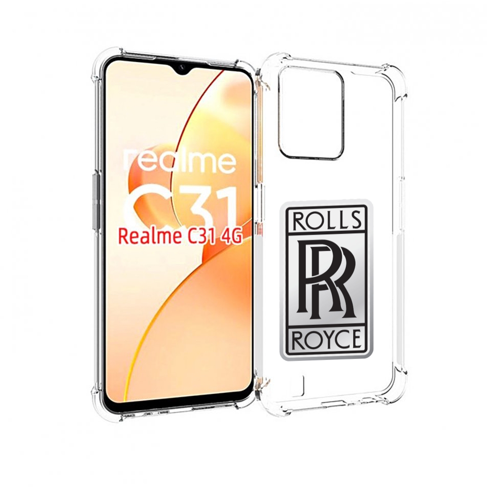 

Чехол MyPads Rolls-Royce мужской для OPPO Realme C31, Прозрачный, Tocco