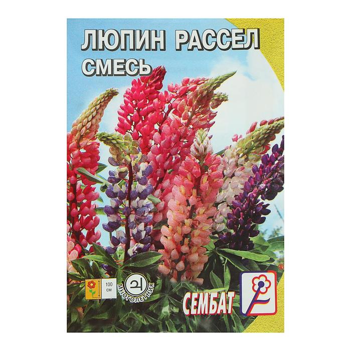 

Семена цветов Люпин "Смесь Раселя", 0,4 г